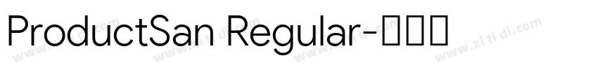 ProductSan Regular字体转换